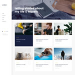 Blog with left menu