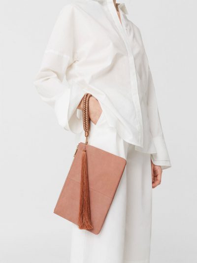Leather clutch